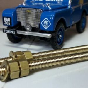 Brass 3ba Mount Studs Nuts Lucas CW1 CWH CWX Wiper Motor
